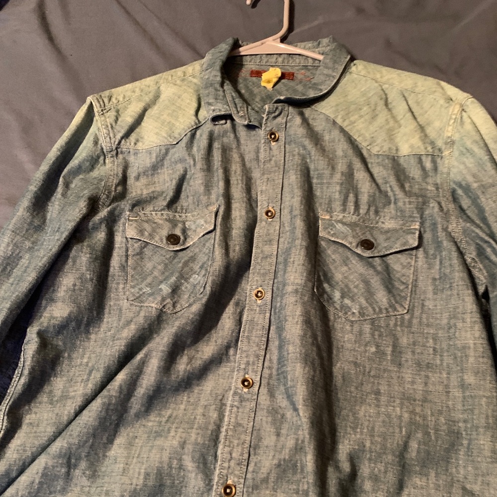 7 for all mankind denim shirt
